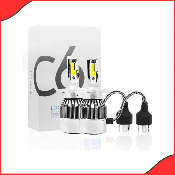 C6 H4 LED Headlight Bulbs – 2pcs Car Set -best car led lights