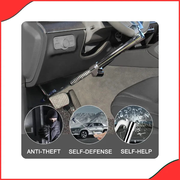 CQ Legend Steering Wheel & Pedal Lock – Double Protection Anti-Theft System (Model CQ-2003)