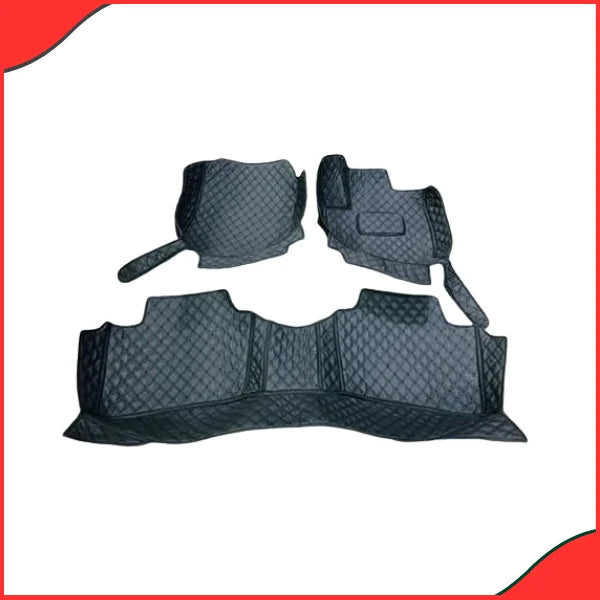 Honda City 7D Floor Mats (Black, 3 Pcs) – Custom Fit for 2022–2023 Waterproof & Washable Car Mats - best honda city floor mats in pakistan