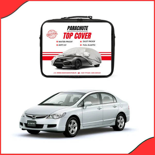 Honda Civic Reborn 2005–2010 Car Cover – Water-Resistant Parachute Fabric, UV & Dust Protection