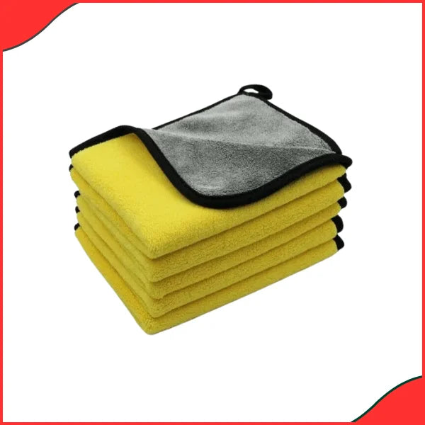 Microfiber Polishing Cloth 40x40cm Double-Sided, Ultra-Soft & Streak-Free Shine