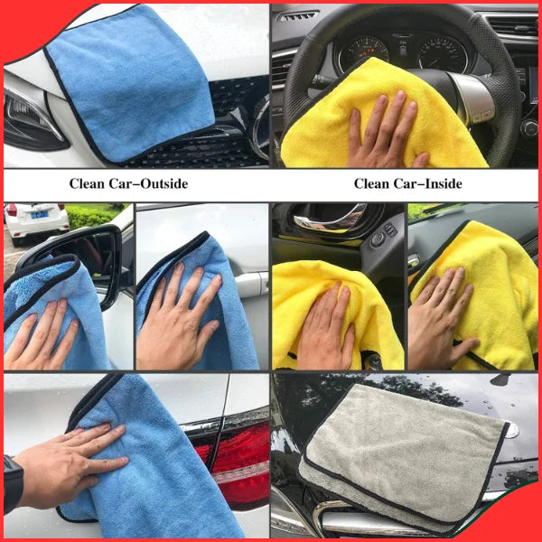 Microfiber Polishing Cloth 60x40cm Double-Sided, Ultra-Soft & Streak-Free Finish - Latest