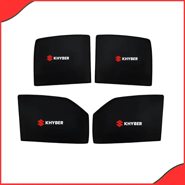 Suzuki Khyber Side Window Sun Shades – Set of 4 (1989–1999 Models)