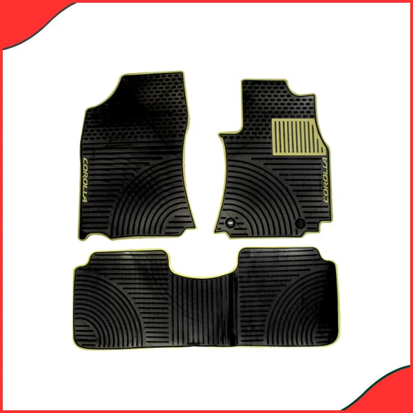 Toyota Corolla Latex Smoke Mats – Custom Fit (2014–2021) - Latest