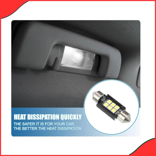 Universal Car Interior Roof Light Super Bright & Easy Installation - Cheap Price