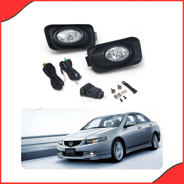 Installed view of DLAA HD047 Fog Lights on a 7th Generation Honda Accord.