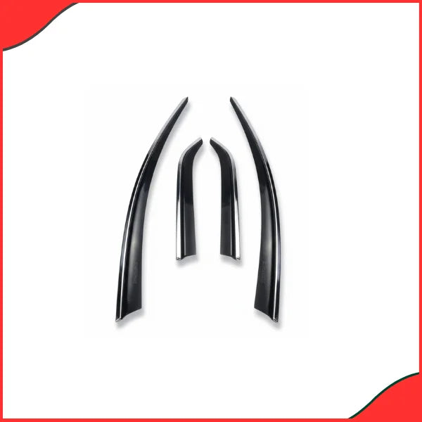 Close-up of the Premium Air Press Sun Visor material and chrome accent for the KIA Picanto 2019-2021, highlighting the durable finish quality.