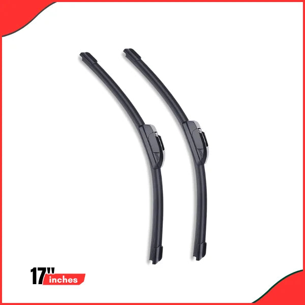 17-Inch Silicone Wiper Blade – Universal Fit, Silent & Streak-Free Cleaning