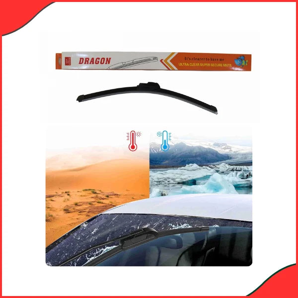 17-Inch Silicone Wiper Blade – Universal Fit, Silent & Streak-Free Cleaning - Latest