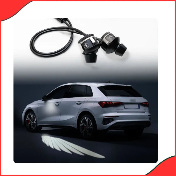 2Pcs Angel Wings LED Lights  Universal Side Mirror Decoration - Latest