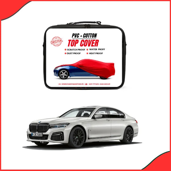 BMW 7 Series 2016–2019 Car Top Cover – Waterproof & Scratchproof Non-Woven Protection
