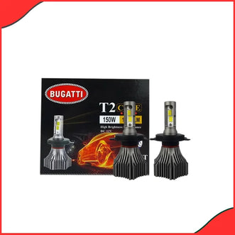 Bugatti T2 Cree Plus LED Headlight Bulbs – 15000LM, 6000K White, 150W High Power Car Lights - Latest