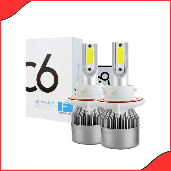 C6 H11 LED Headlight Bulbs (Set of 2) – High Brightness Car Lights - Latest