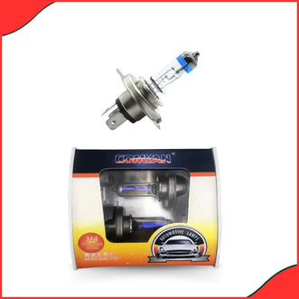 COMYAN H4 Halogen Headlight Bulbs 12V 100W  Bright & Durable