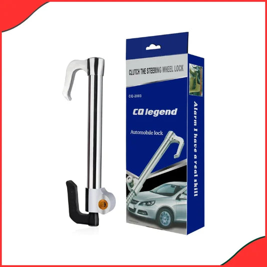 CQ Legend Steering Wheel & Pedal Lock – Double Protection Anti-Theft System (Model CQ-2003) - Latest