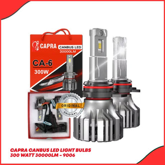 Capra Canbus 9006 LED Headlight Bulbs – 300W 30000LM High Power