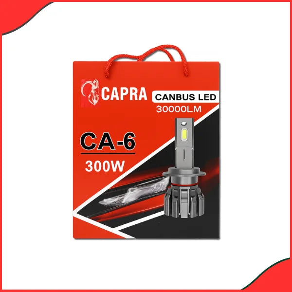 Capra Canbus H11 LED Headlight Bulb – 300W 30000LM High Power - Car LED Lights