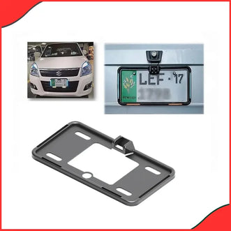 Car Number Plate Frame with LED Neon Light & Camera Option