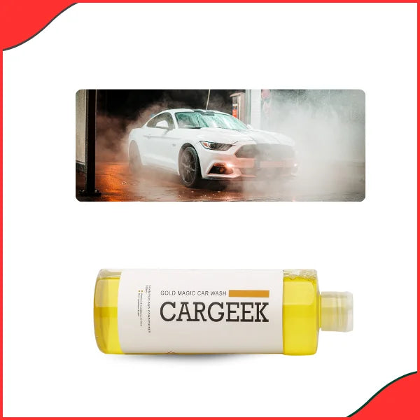 Cargeek Gold Magic Car Wash – 500ml  Premium Car Cleaning Solution