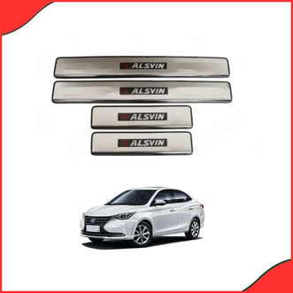 Changan Alsvin LED Door Sill Plates – Chrome Finish  Model 2021-2024