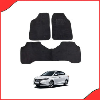 Changan Alsvin Carpet Floor Mats – Black 3-Piece Set (2020–2021 Model) - Latest