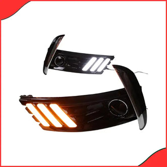 DLAA LED Fog Lamps with DRL for Toyota Corolla (2017-2020)  Enhanced Visibility & Sleek Design