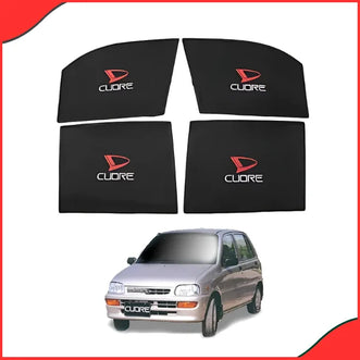 Daihatsu Cuore Side Window Sun Shades – Set of 4 (2002–2012 Models)
