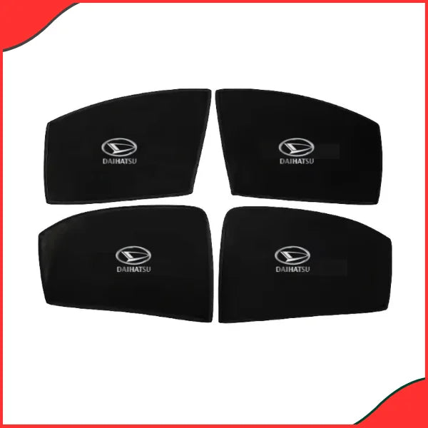 Daihatsu Move Side Window Sun Shades with Logo – Set of 4 (2014–2018 Models)