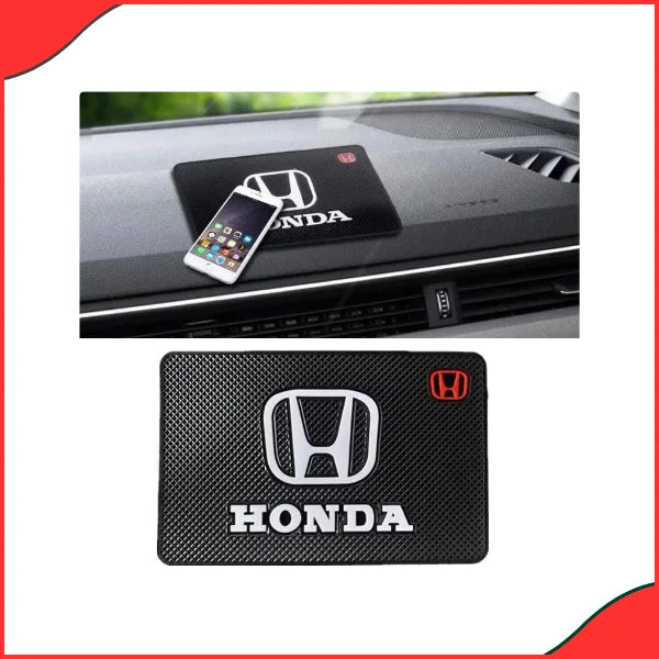 Dashboard Mat Non-Slip Silicone – Honda Logo  Anti-Skid Car Pad - Latest