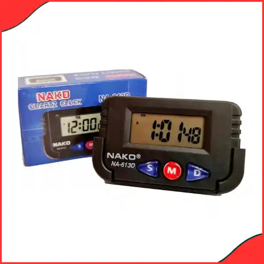 Digital Car Dashboard Table Clock | LED Display & Compact Design