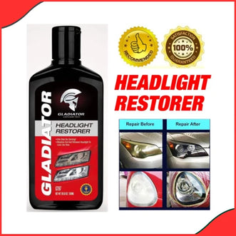 Gladiator Headlight Restorer 300ml – Clear Coat Cleaner & Lens Restoring Solution for Like-New Shine