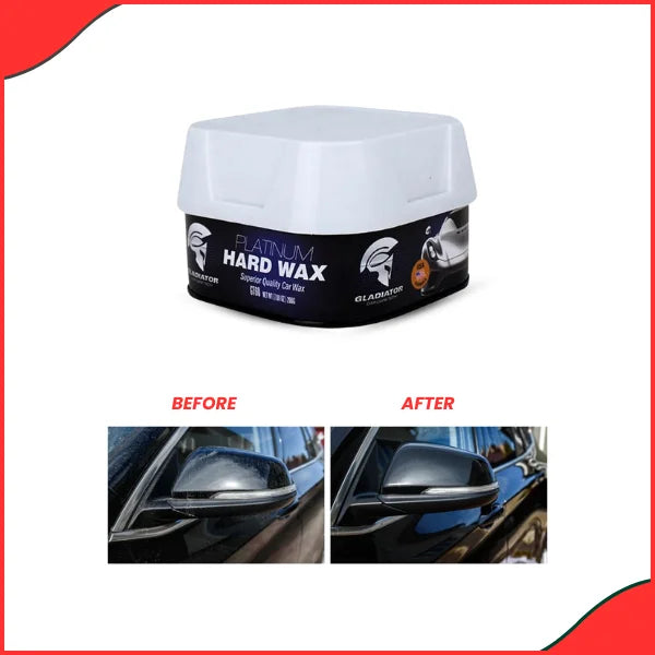 Gladiator Platinum GT60 Hard Wax – 200g  Ultimate Shine & Protection - Latest