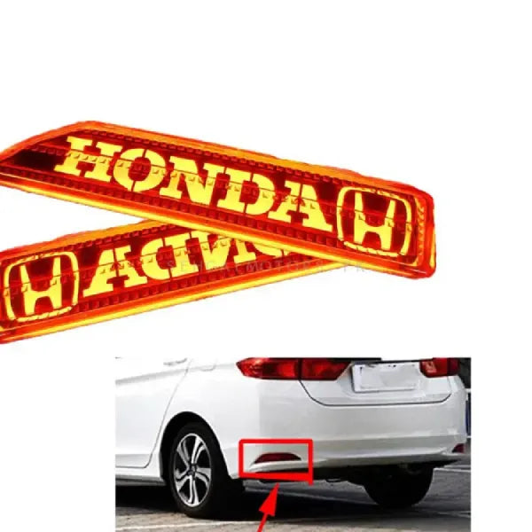 Honda city neon back bumper brake light