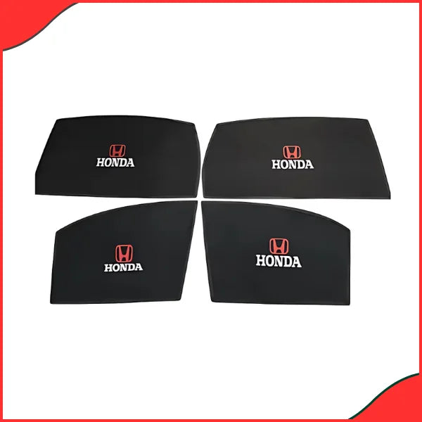 Honda BR-V Side Window Sun Shades with Logo – Set of 4 (All Models)