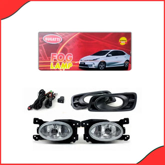 Honda City 2009–2021 Bugatti Black Fog Lamps HD-222