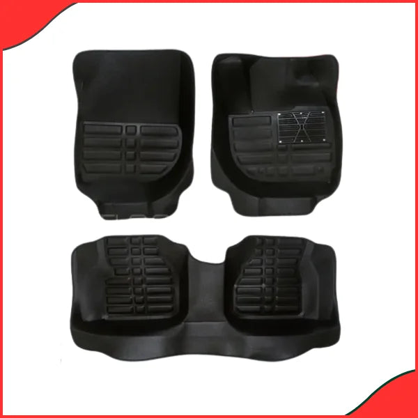 Honda City 5D Custom Floor Mats – Black  Model 2022-2023