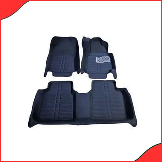 Honda City 5D Premium Floor Mats – Black Custom Fit (2022–2023  3-Piece Set)