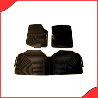 Honda City Latex Smoke Floor Mats – Custom Fit (2008–2021)