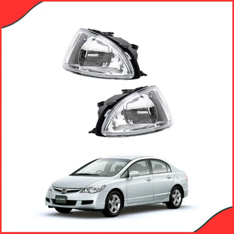 Honda Civic 2005–2006 DLAA HD031 Fog Lights – High Brightness & Durable Fit