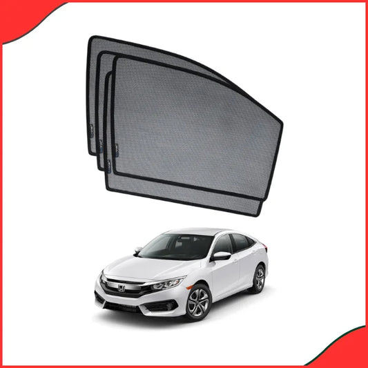 Honda Civic Sun Shades – Side Window Set for 2016–2021 Models