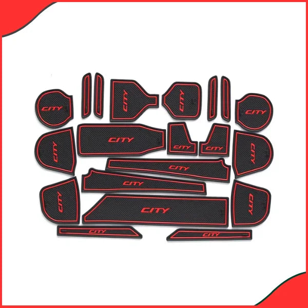 Honda City 2008–2021 PVC Interior Mats – Durable & Easy-to-Clean - best mats in pakistan