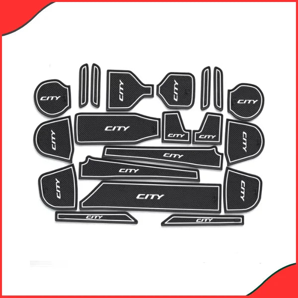 Honda City 2008–2021 PVC Interior Mats – Durable & Easy-to-Clean - best online car mats in pakistan