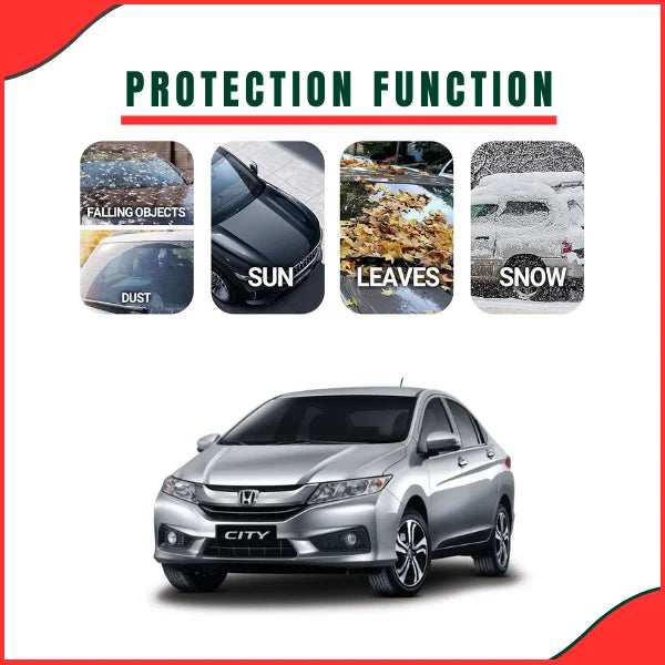 Honda City 2009–2021 Car Top Cover – Waterproof & Scratchproof Non-Woven Protection