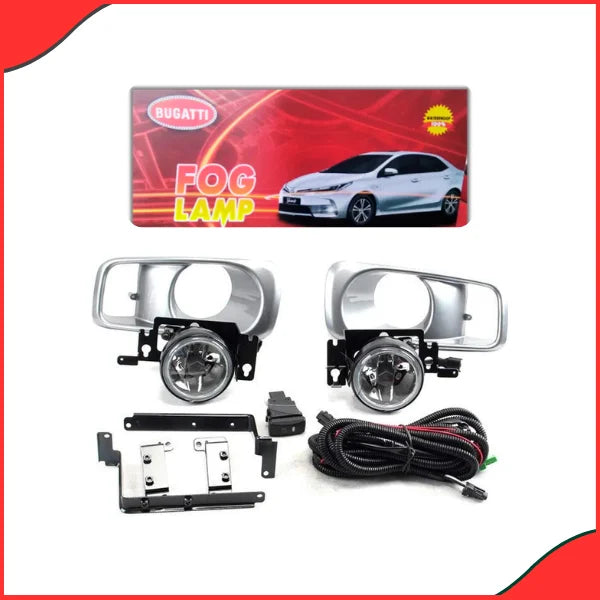 Honda Civic 1999–2000 Bugatti Fog Light Lamps – Model HD203 Durable Front Bumper Lights - Latest Brand