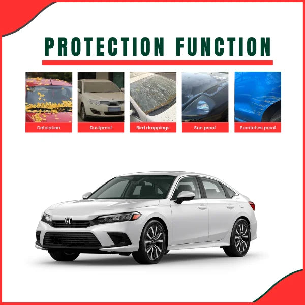 Honda Civic Car Top Cover – Waterproof, Non-Woven, Windproof & UV Protection (2022–2023 Models) - Latest