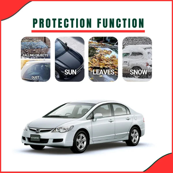 Honda Civic Reborn 2005–2010 Hybrid Car Top Cover – Waterproof Full Body Protection from Rain, Sun & UV  - Latest