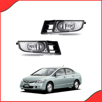 Honda Civic Reborn 2006–2011 Bugatti Fog Lamps - car fog lights
