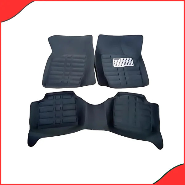 Honda Fit 5D Custom Floor Mats – Black  3-Piece Set (2013-2017) - High Quality