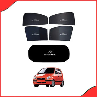 Hyundai Santro Window Sunshades (2003-2008)  Full Set – Side & Rear for UV Protection