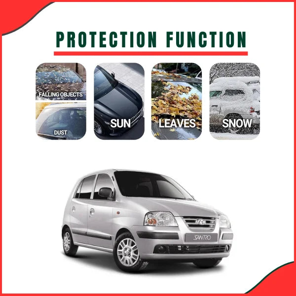 Hyundai Santro 2003–2014 Parachute Car Top Cover – Waterproof & Dustproof Protection - Latest